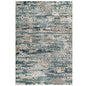 Tribute Eisley Rustic Distressed Transitional Diamond Lattice 8x10 Area Rug, Fabric, Multi Colorful 15950